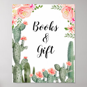 Cactus Greenery Baby Books and Gifts Zeichen Poster
