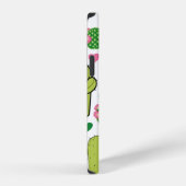 Cactus & haerts Pattern | Individuelle Name oder M iPhone Hülle (Rechte Seite)
