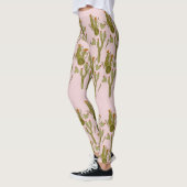 Cactus Hand Painted Watercolor Pink Pattern Leggings (Links)