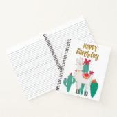 Cactus Happy Birthday Notizblock (Innenseite)