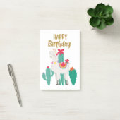 Cactus Happy Birthday Post-it Klebezettel (Büro)