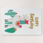 Cactus Happy Birthday Puzzle (Horizontal)