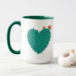 Cactus Heart Coffee Tasse