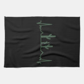 Cactus Heartbeat Geschirrtuch (Horizontal)