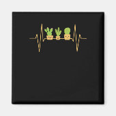 Cactus Heartbeat Magnet (Vorne)