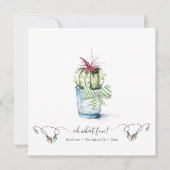 Cactus Holiday Card Mitteilungskarte (Vorderseite)