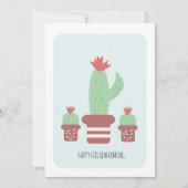Cactus House Pflanze Neue Zuhause Card (Vorderseite)