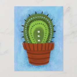 Cactus Houseplant Postcard Postkarte