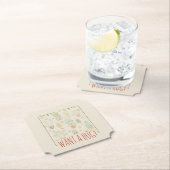 Cactus Hug Paper Untersetzer (Vor Ort)