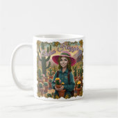 Cactus Hugger Coffee Tasse - Whimsical Desert Gard (Links)