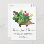 Cactus Igel Postcard Postkarte (Vorne/Hinten)