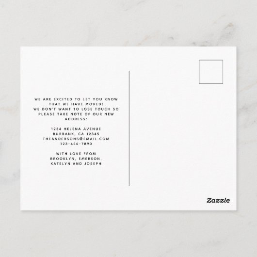 Cactus Igel Postkarte (Rückseite)