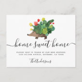 Cactus Igel Postkarte (Vorderseite)