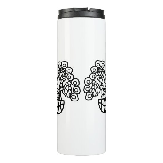 CACTUS IN EINER KÜCHE THERMOSBECHER (Rückseite)