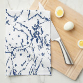 Cactus Inspiriert Abstrakt Blue Kitchen Handtücher (Viertel Falte)