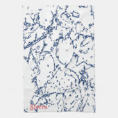 Cactus Inspiriert Abstrakt Blue Kitchen Handtücher (Vertikal)