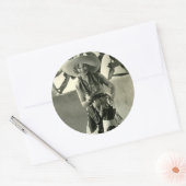 Cactus Kate Runder Aufkleber (Umschlag)