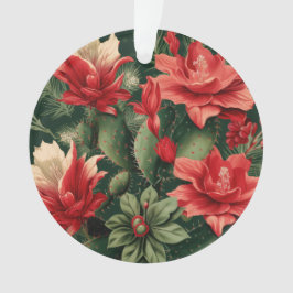 Cactus Kisses & Christmas Wishes – A Double-Sided  Ornament