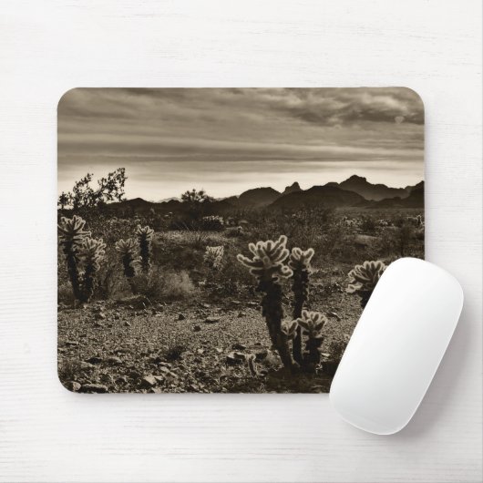 Cactus Landscape Mousepad (Mit Mouse)