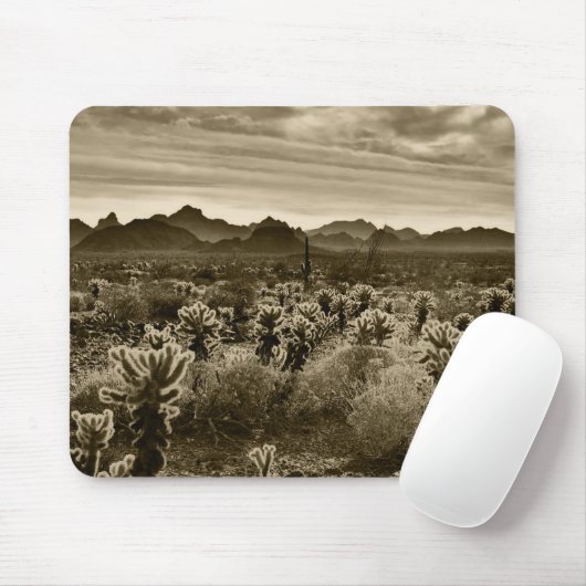 Cactus Landscape Mousepad (Mit Mouse)