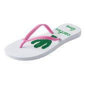 Cactus Liebe Flip Flops Badesandalen (Schrägansicht)