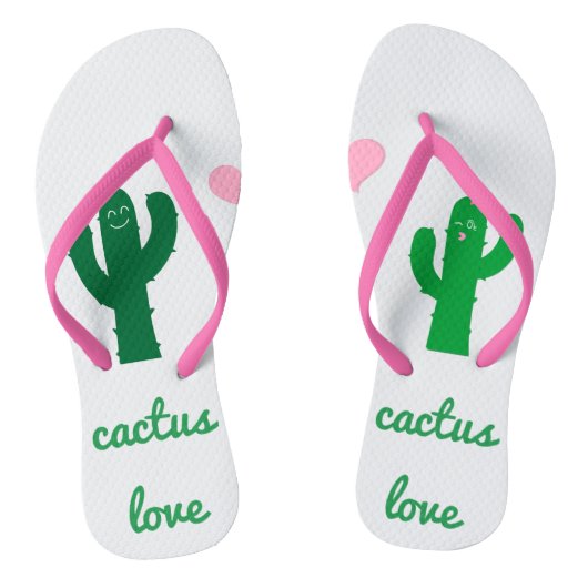 Cactus Liebe Flip Flops Badesandalen (Fußbett)