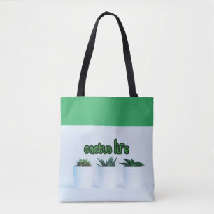 Cactus Life Potted Succulents Tasche