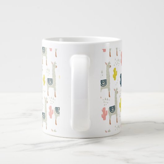 Cactus & Llamas Jumbo-Tasse (Rückseite)