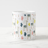 Cactus & Llamas Jumbo-Tasse (Vorderseite)