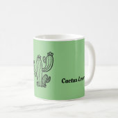 Cactus Lover Kaffeetasse (VorderseiteRechts)