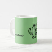 Cactus Lover Kaffeetasse (Vorderseite Links)