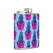 Cactus Lover Weird Potted Sukkulent Pflanze Patter Flachmann (Rechts)