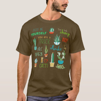 Cactus Lovers Pflanze Lovers Bauer T-Shirt