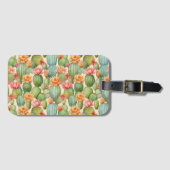 Cactus Luggage Tag Gepäckanhänger (Vorderseite (Horizontal))
