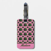 Cactus Luggage Tag Gepäckanhänger (Rückseite vertikal)