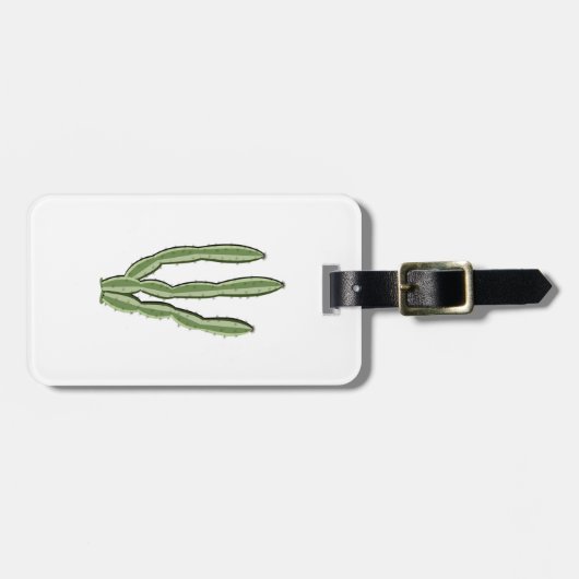 Cactus Luggage Tags Gepäckanhänger (Vorderseite horizontal)