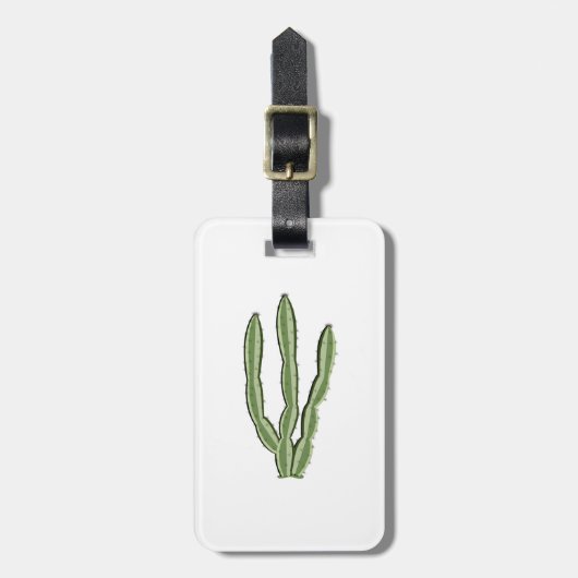 Cactus Luggage Tags Gepäckanhänger (Vorderseite vertikal)