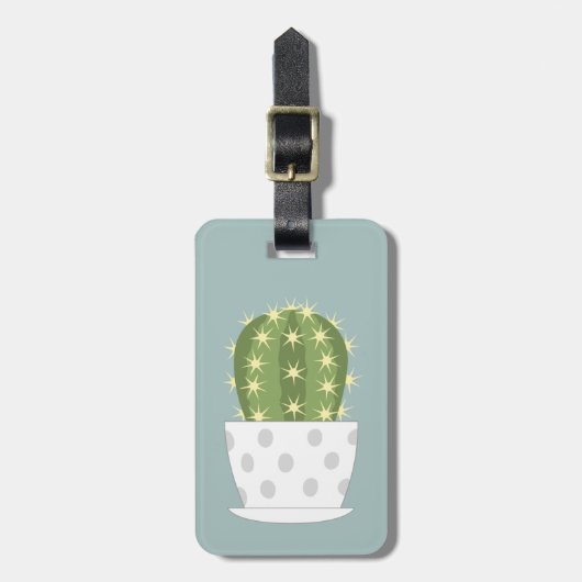 Cactus Luggage Tags Gepäckanhänger (Vorderseite vertikal)