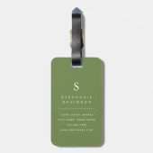 Cactus Luggage Tags Gepäckanhänger (Rückseite vertikal)