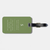 Cactus Luggage Tags Gepäckanhänger (Rückseite horizontal)