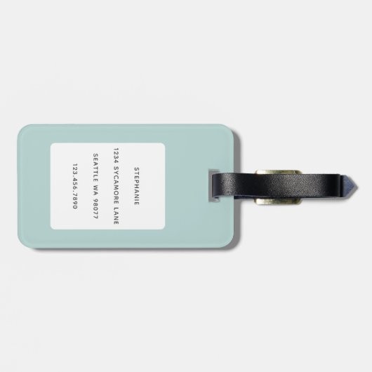 Cactus Luggage Tags Gepäckanhänger (Rückseite horizontal)