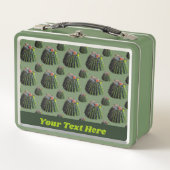 Cactus Lunch Box - Optionale Personalisierung (Vorderseite)