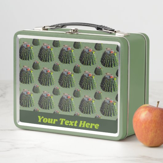 Cactus Lunch Box - Optionale Personalisierung (Beispiel)