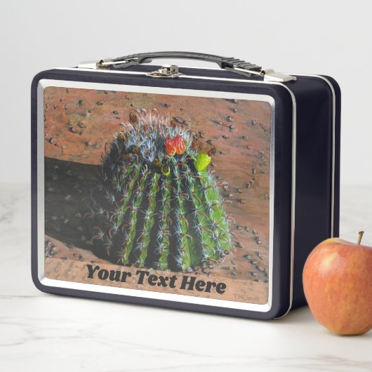 Cactus Lunch Box - Optionale Personalisierung (Beispiel)