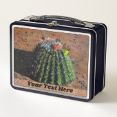 Cactus Lunch Box - Optionale Personalisierung (Vorderseite)