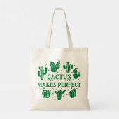 Cactus macht perfekt tragetasche (Rückseite)