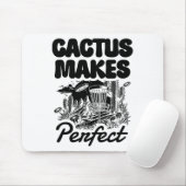 Cactus Makes Perfect Disc Golf Adventure  Mousepad (Mit Mouse)