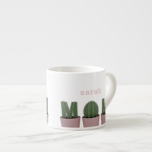 Cactus Mama Pflanze Parent Espresso Cup Espressotasse (Vorderseite Rechts)