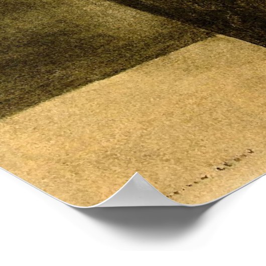 Cactus Man Poster (Ecke)