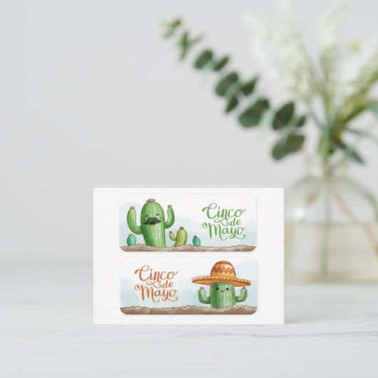 Cactus Mayo Visitenkarte (Stehend Vorderseite)